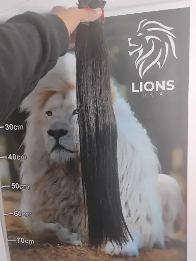 cabelo liga preta liso 55cm 100g